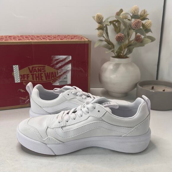 Vans Range EXP Leather/Textile Sneaker White VN0A5ELAA3H Women 7 Try On Wear - Picture 5 of 10